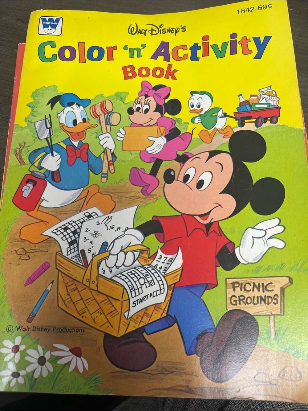 Vintage Classic Whitman Walt Disney Color n Activity 1978 preowned collectible